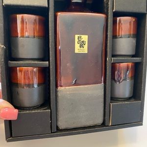 Antique Sake set made in Japan - Never Used